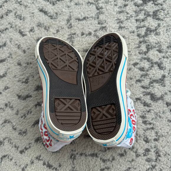 New Converse Chuck 70 Hi Frozen Treats Shoes Ice Cream Blue Red Youth 1Y - Picture 9 of 11